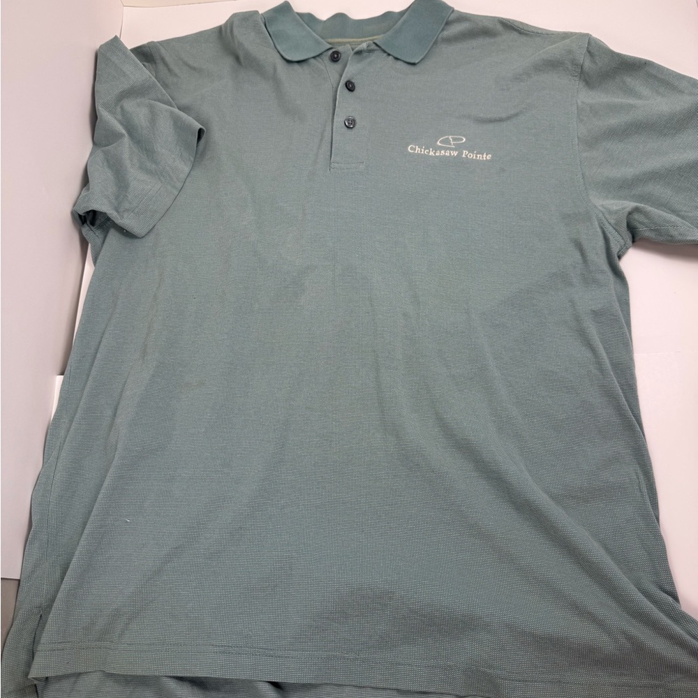 Ashworth Polo Shirt Chickasaw Pointe Golf‎ Casual Short Sleeve L